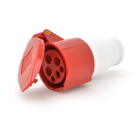 Розетка накладная SF-214.4 полюса,3Р + E,16А,380V,IP44