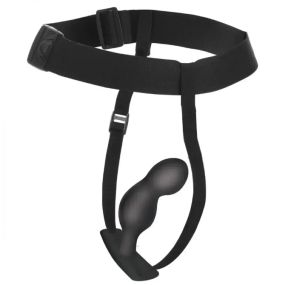 Анальный вибратор на ремешке XR Brands Prostate Plug с дистанционным управлением, черный Sex Aura