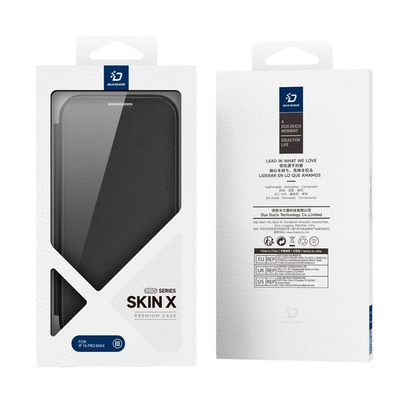 Чохол-книжка Dux Ducis Skin X Pro with MagSafe для iPhone 16 Pro Max Колір Black | Зображення 5