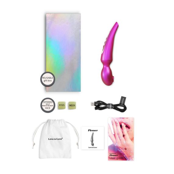 Вібромассажер Love To Love Pleaser Iridescent Berry Sex Aura | Зображення 6