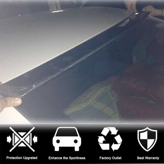 Бленда спойлера заднего стекла (для E82, Карбон) для BMW 1 серия E81/82/87/88 2004-2011 гг | Зображення 2