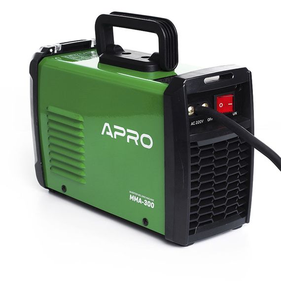 Сварочный аппарат инверторный APRO MMA-180, ел.5мм, + набор кабелей