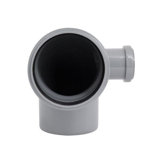 Колено канализационное с отводом TA Sewage 110х110х50, 90° | Зображення 4