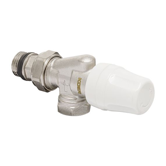 Комплект для підключення радіатора Koer SET-13 - 1/2"x1/2" (осьовий) з термоголовкою ВЗ (KR3176) | Зображення 1