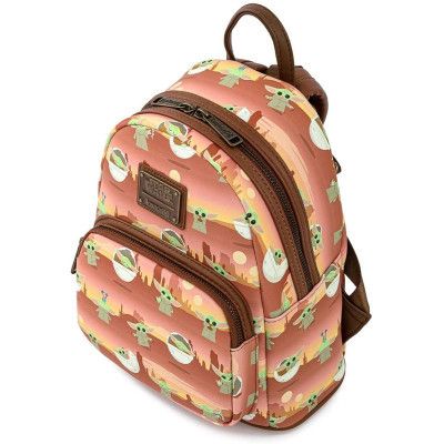 Рюкзак школьный Loungefly Star Wars The Mandalorian - The Child Baby Yoda Mini Backpack (STBK0201) | Зображення 3