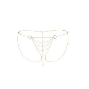 Ланцюжок-трусики Bijoux Indiscrets Magnifique Bikini Chain – Gold, прикраса для тіла sexstyle