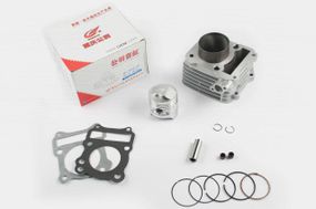 Поршнева  в зборі на мотоцикл   Suzuki GN125   Ø57 p14 h69