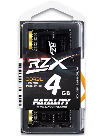 Оперативна пам'ять RZX DDR3L 1600 MHz 4GB для ноутбуків
