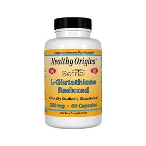 Глутатион Healthy Origins L-Glutathione Setria 250 mg 60 Veg Caps