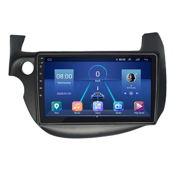 Штатна магнітола 10" Lesko для Honda Jazz II 2008-2010 Top 4/32 4G WiFi GPS Хонда