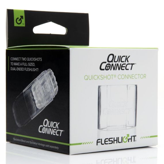 Адаптер Fleshlight Quickshot Quick Connect для з'єднання двох Квікшотов в одну іграшку | Зображення 2