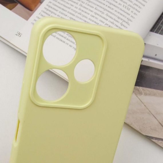 Чохол Silicone Cover Ummi Lakshmi Full Camera (AA) для Xiaomi Redmi 13 4G / Poco M6 4G Жовтий / Mellow Yellow | Зображення 4