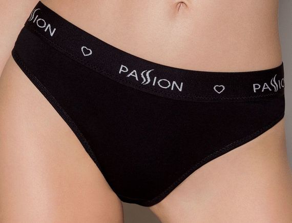 Трусики-слипы хлопковые Passion PS004 PANTIES, Черный, S, S, Маленький размер | Зображення 1