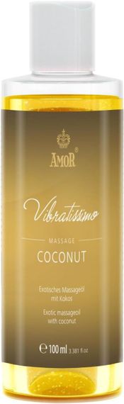 Масажне масло - Vibratissimo Coconut, 100 мл Sex Aura