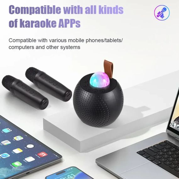 Портативна колонка Z1 (Bluetooth, LED, 2 мікрофони, проекція) | Зображення 3