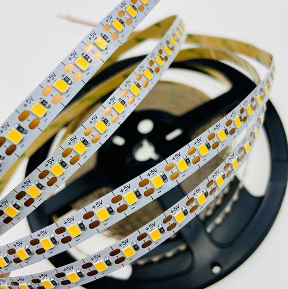 Світлодіодна LED стрічка PROLUM™ 5V; 2835\120; IP20; Series "S", Тепло-Білий (2800-3200K) | Зображення 1