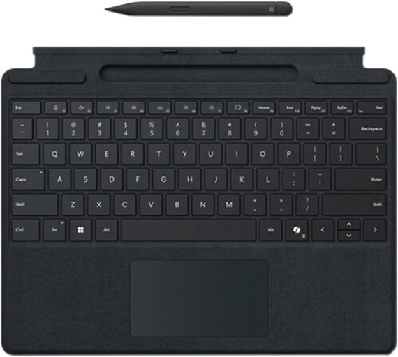 Клавиатура со стилусом для Microsoft Surface Pro черная 8X8-00141