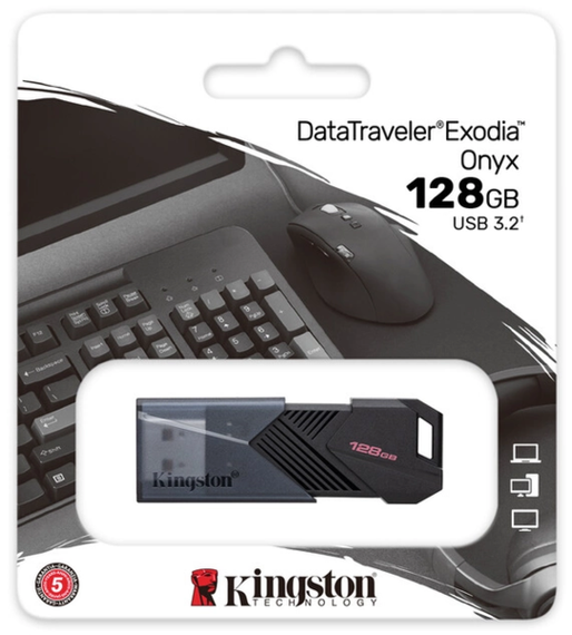 Flash Drive Kingston DT Exodia ONYX 128GB USB 3.2 | Зображення 5