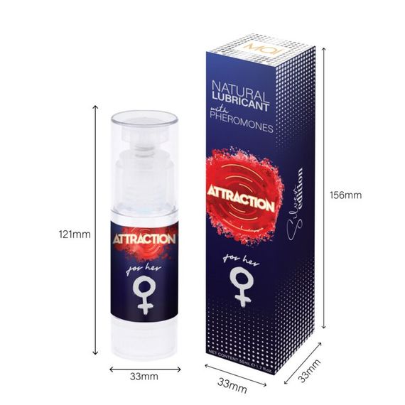 Змазка на водній основі MAI Attraction for Her (50 мл) з феромонами для неї | Зображення 3