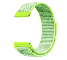 Нейлоновий ремінець Primo для годинника Samsung Galaxy Watch 46 mm SM-R800 - Lime