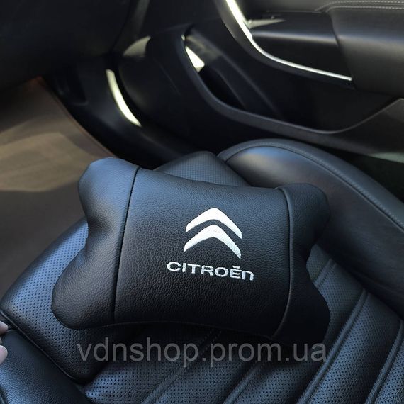 Подушка для підтримки голови Citroën, Подушка підголівник в подарунок, Подарунок водієві QK-39 | Зображення 2