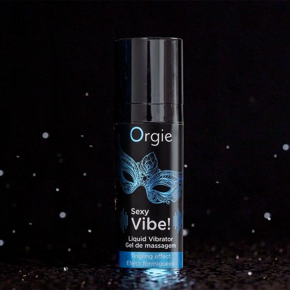 Рідкий вібратор Orgie Sexy Vibe! Liquid Vibrator, 15 мл, з ефектом мурашок | Зображення 3