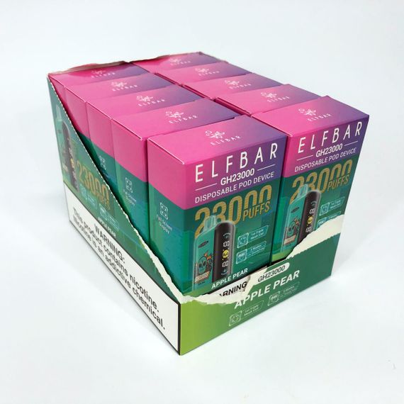 ELF BAR GH 23000 смак Яблуко Груша (Apple Pear) | Зображення 4