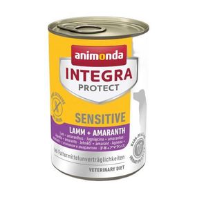 Корм вологий ветеринарний для собак Integra Protect Sensitiv Lamb+Amaranth у разі харчової нестерпності,
