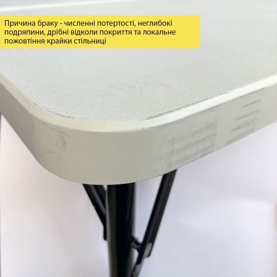 УЦЕНКА!Набор мебели складной (Стол и 4 стула), Белый (с сумкой) SW-00003450 | Зображення 4