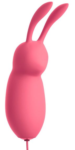 Вибропуля в виде зайчика Pipedream OMG! Bullets #Cute, розовая Sex Aura | Зображення 2