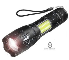 Фонарь аккумуляторный ручной BL-T6-29 T6 + COB Bailong 5385 Черный