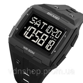 Тактичні годинники для ЗСУ SKMEI, Водонепроникні наручні електронні годинники для чоловіків ZU-77