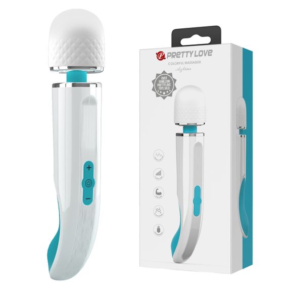 Вібратор мікрофон PRETTY LOVE Aylins білий, 24 х 4.8 см sexstyle