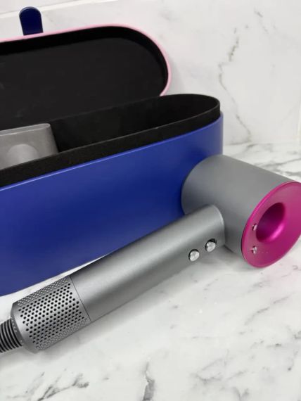 Super Hair Dryer фен с кейсом 1 насадка фуксія | Зображення 2