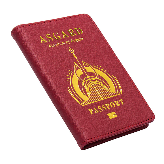 Обкладинка для паспорта SV у стилі Kingdom of WAKANDA 14.5*10cm Style 4, Червоний