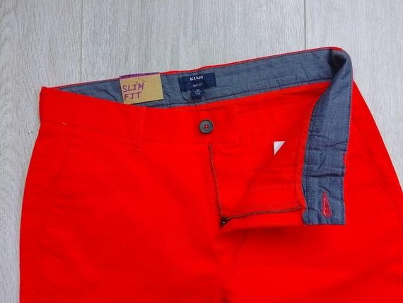 Чоловічі звужені штани чіноси р. 44 slim | Зображення 1