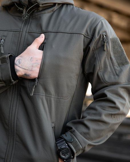 Міська тактична куртка MAXIMUS софтшел light grey ПП7983 | Зображення 2