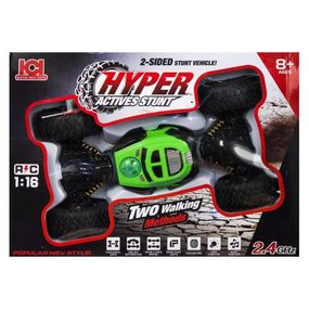 Уцінка. Машинка-перевертень на радіоуправлінні "HYPER" (зелений) - не працює пульт