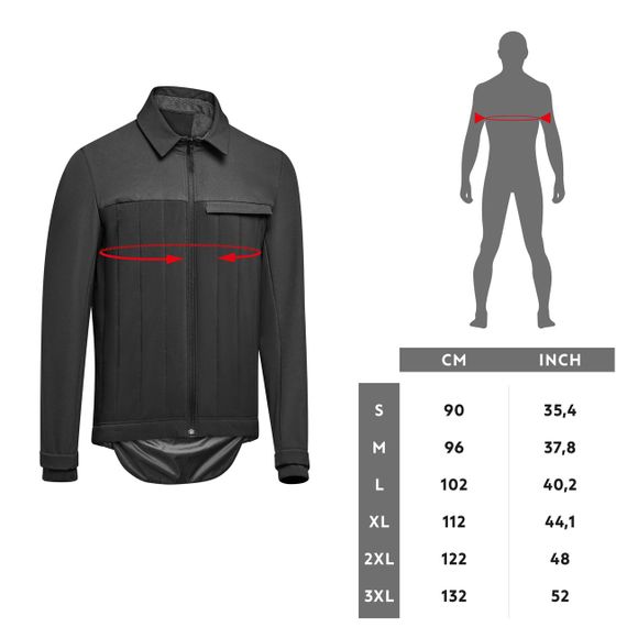 Куртка чоловіча EXPL 500 для велоспорту зимова синя - 3XL | Зображення 5