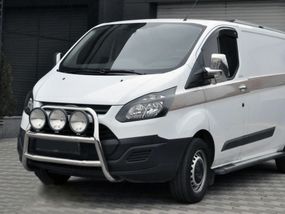 Кенгурятник WT022 (нерж.) для Ford Custom 2013-2024 рр