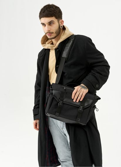 Чоловіча сумка Sambag DART Чорна 33 х 24 х 10 см (51311301m) | Зображення 9