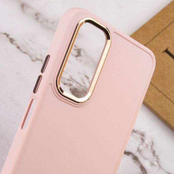 TPU чохол Bonbon Metal Style для Samsung Galaxy A14 4G/5G Силікон, Білий / White Силікон, Рожевий/Light pink | Зображення 4