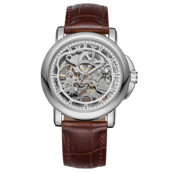 Годинник Fo2rsining 8156 Brown-Silver