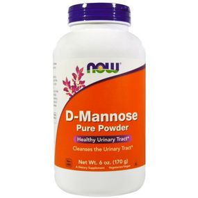 Урологічний препарат NOW Foods D-Mannose Pure Powder, 6 oz 170 g /85 servings/