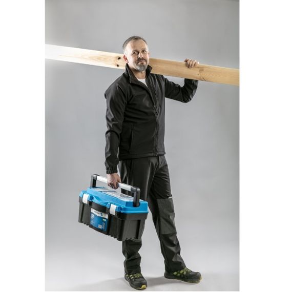 Куртка Hoegert BIESE HT5K258-S SoftShell 96% поліестер, 4% еластан чорна, S (48) | Зображення 4