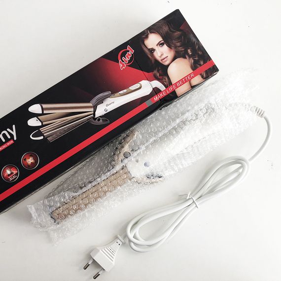 Щипцы гофре для выравнивание волос, Утюжок выпрямитель для выпрямления Выравнивающий утюжок волос KD-58 | Зображення 5