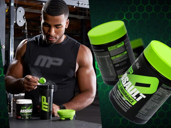 Предтренировочный комплекс Muscle Pharm Assault Sport 345 g NEW (Strawberry ICE) | Зображення 2