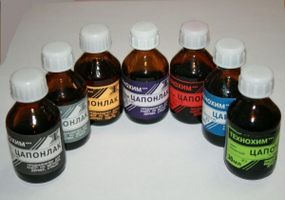 Цапон ЛАК, жовтий, для захисного покриття друкованих плат, малювання доріжок плат перед травленням