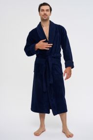 Чоловічий халат Nusa 1161 Темно-синій 3XL