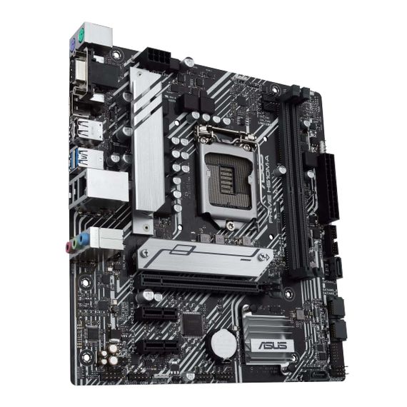 Материнcька плата ASUS PRIME H510M-A s1200 H510 2xDDR4 M.2 HDMI DP D-Sub mATX 90MB17C0-M0EAY0 | Зображення 2